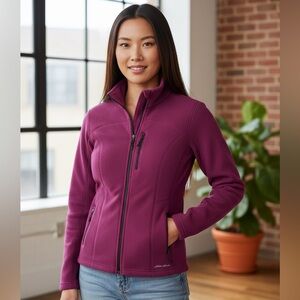 Eddie Bauer Women's Magenta Utility Jacket
